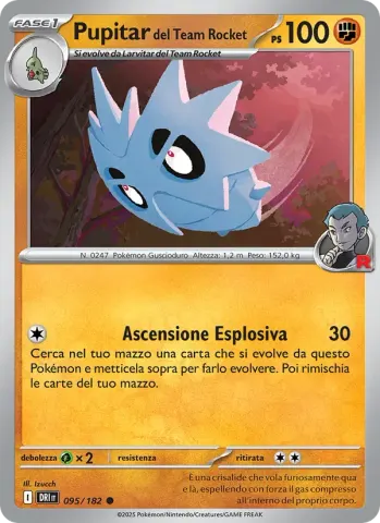 Pupitar del Team Rocket · 095