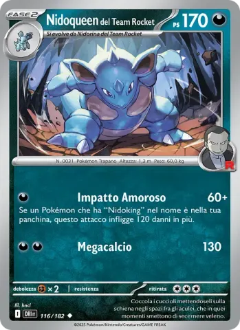 Nidoqueen del Team Rocket · 116