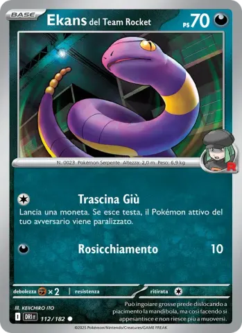 Ekans del Team Rocket · 112