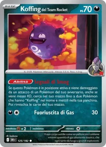Koffing del Team Rocket · 125
