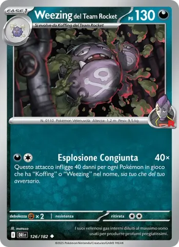 Weezing del Team Rocket · 126