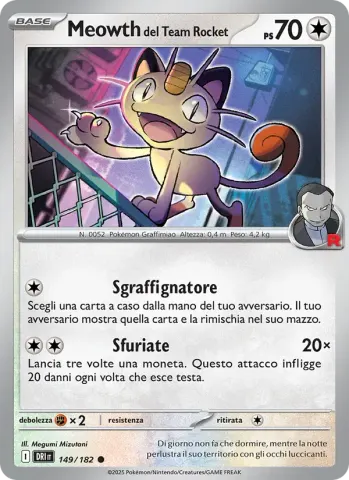 Meowth del Team Rocket · 149