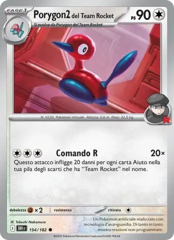 Porygon2 del Team Rocket · 154