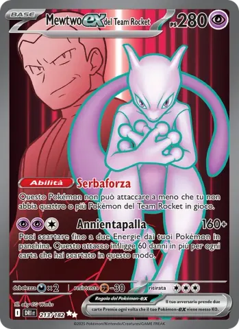 Mewtwo-ex del Team Rocket · 213