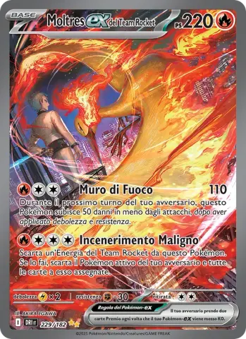 Moltres-ex del Team Rocket · 229