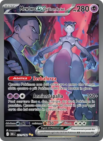 Mewtwo-ex del Team Rocket · 231
