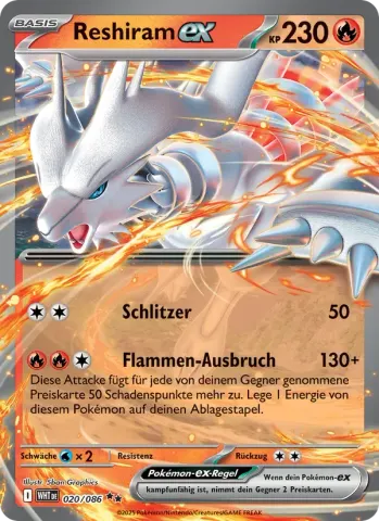 Reshiram-ex · 020