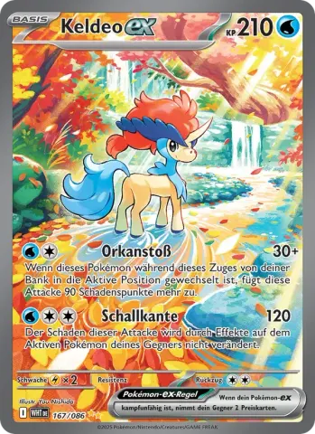 Keldeo-ex · 167