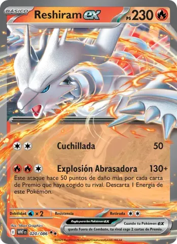 Reshiram ex · 020