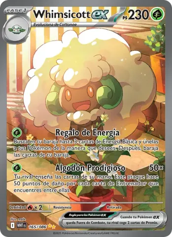 Whimsicott ex · 165