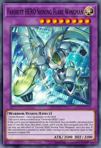 Favorite HERO Shining Flare Wingman · EN004