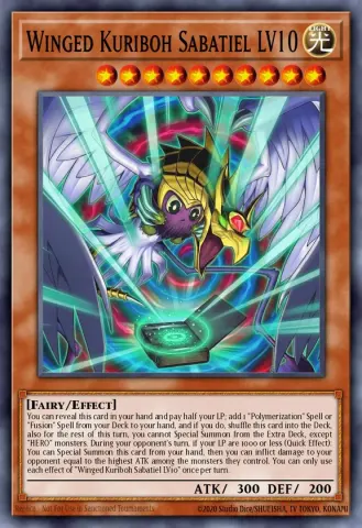 Winged Kuriboh Sabatiel LV10 · EN006