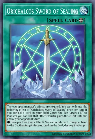 Orichalcos Sword of Sealing · EN022