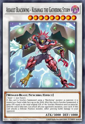 Assault Blackwing - Kusanagi the Gathering Storm · EN026