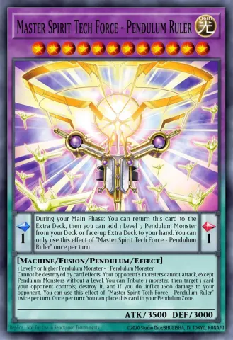 Master Spirit Tech Force - Pendulum Ruler · EN027