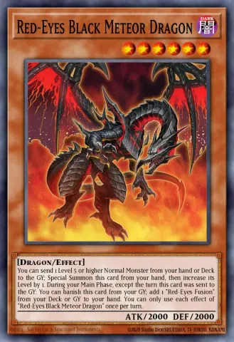 Red-Eyes Black Meteor Dragon · EN107