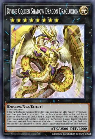 Divine Golden Shadow Dragon Dragluxion · EN014