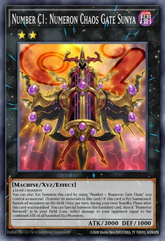 Number C1: Numeron Chaos Gate Sunya · EN082