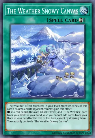 The Weather Snowy Canvas · EN098