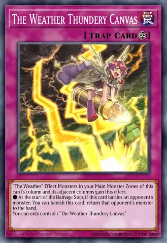 The Weather Thundery Canvas · EN100