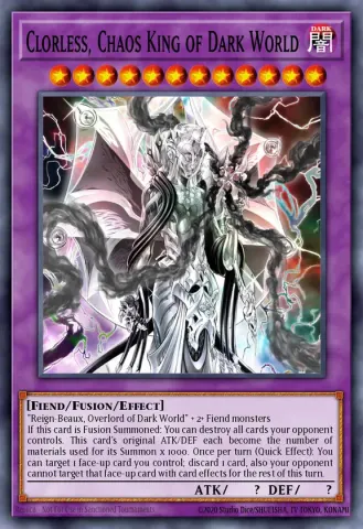 Clorless, Chaos King of Dark World · EN014