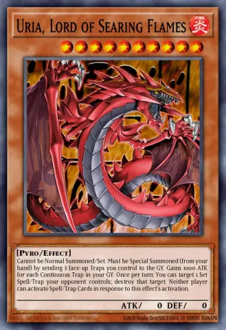 Uria, Lord of Searing Flames · EN000