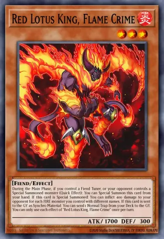 Red Lotus King, Flame Crime · EN077