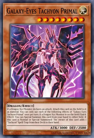 Galaxy-Eyes Tachyon Primal · EN011
