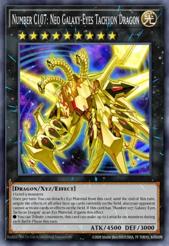 Number C107: Neo Galaxy-Eyes Tachyon Dragon · EN092