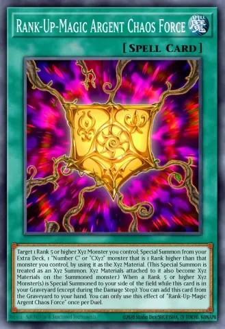 Rank-Up-Magic Argent Chaos Force · EN027