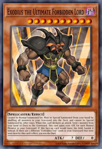 Exodius the Ultimate Forbidden Lord · EN063
