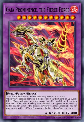 Gaia Prominence, the Fierce Force · EN033