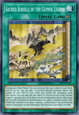 Sacred Scrolls of the Gizmek Legend · EN058