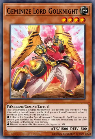 Geminize Lord Golknight · EN032