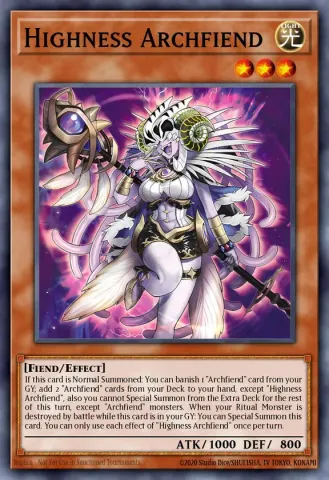Highness Archfiend · EN016