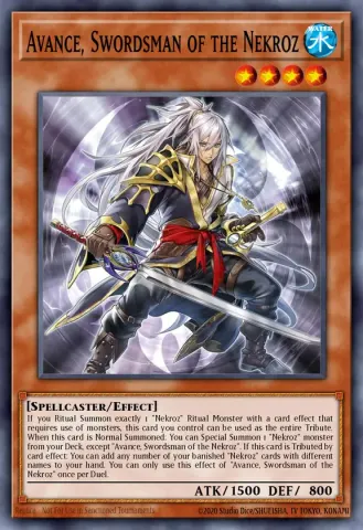 Avance, Swordsman of the Nekroz · EN024