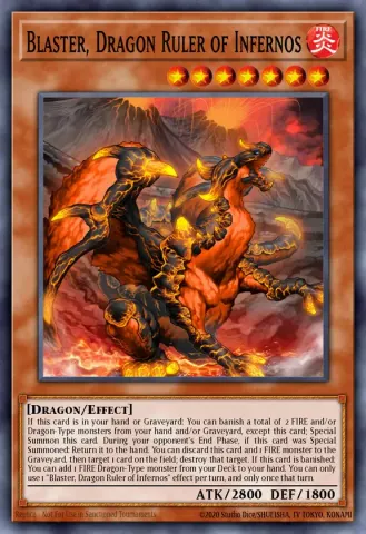 Blaster, Dragon Ruler of Infernos · EN008