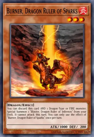 Burner, Dragon Ruler of Sparks · EN009