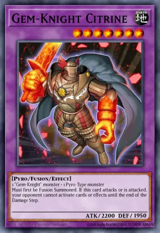 Gem-Knight Citrine · EN139
