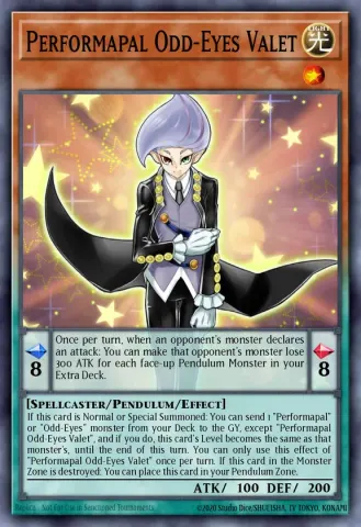 Performapal Odd-Eyes Valet · EN029