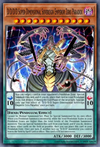 D/D/D/D Super-Dimensional Sovereign Emperor Zero Paradox · EN046