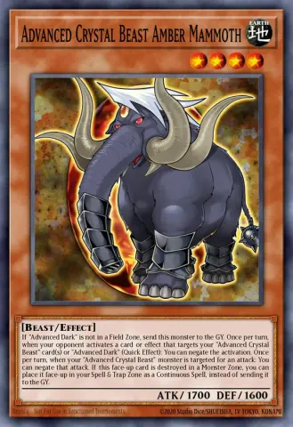 Advanced Crystal Beast Amber Mammoth · EN014