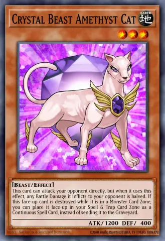 Crystal Beast Amethyst Cat · EN002