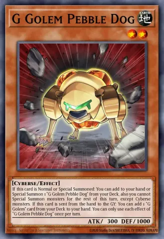 G Golem Pebble Dog · EN041
