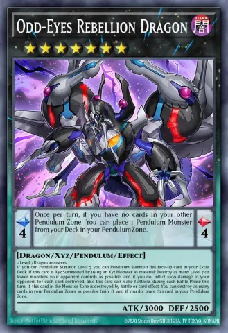 Odd-Eyes Rebellion Dragon · EN076