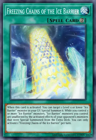 Freezing Chains of the Ice Barrier · EN028