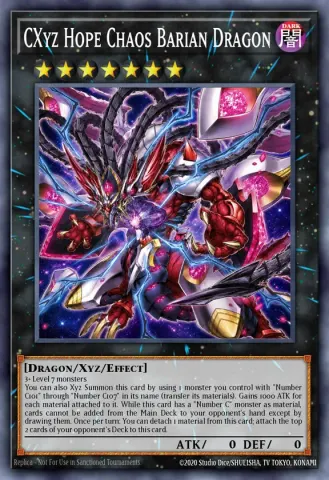 CXyz Hope Chaos Barian Dragon · EN044