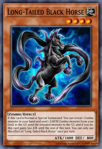 Long-Tailed Black Horse · EN097