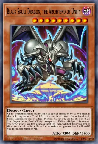Black Skull Dragon, the Archfiend of Unity · EN026