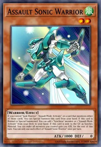 Assault Sonic Warrior · EN005